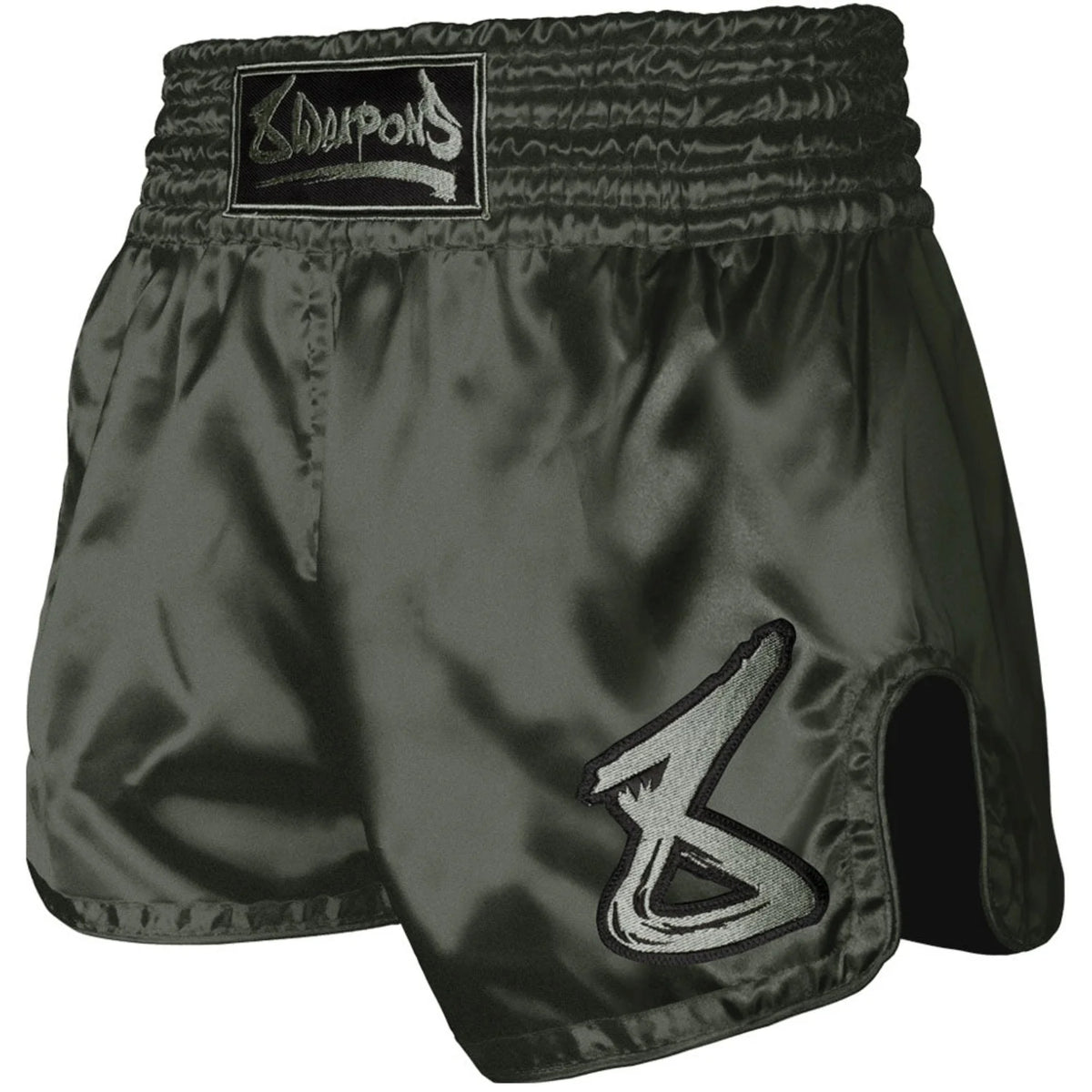8 Weapons Strike Olive Muay Thai Shorts