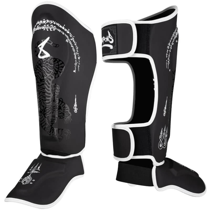 8 Weapons Sak Yant Big Shin Guards