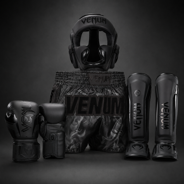 Venum Dragon's Flight Black Fightset
