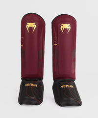 Venum Tactical XT Burgundy Shin Guards
