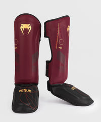 Venum Tactical XT Burgundy Shin Guards
