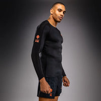Venum Thunder Dragon Copper Long Sleeve Rashguard