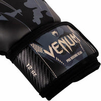 Venum Dark Boxing Gloves
