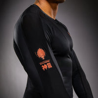 Venum Thunder Dragon Copper Long Sleeve Rashguard