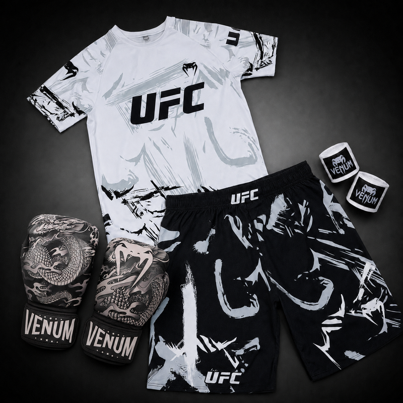 Venum UFC White Black Fightset