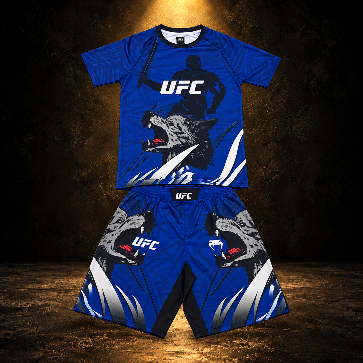 UFC Training Set – Chimaev Wolf Graphic Blue - foto prodotto