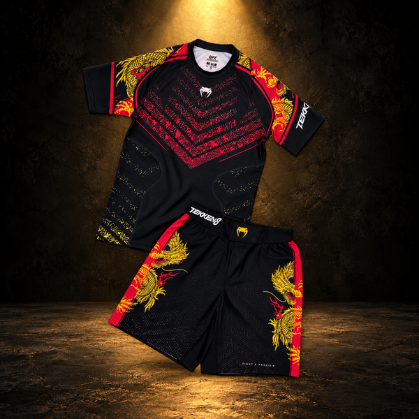 UFC Training Set – Black & Red Flame - foto prodotto